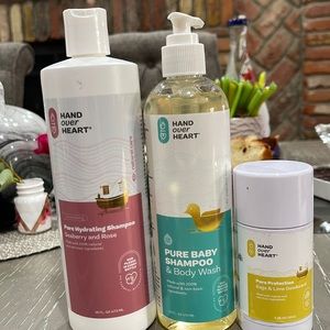 Hand over Heart Pure Hydrating Shampoo, Shampoo & Body Wash, Deoderant